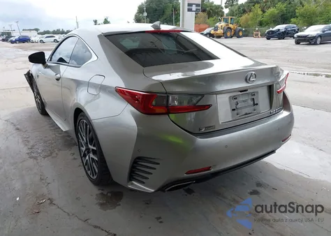2016 Lexus Rc 200T из США, поврежденный, VIN JTHHA5BC5G5000222